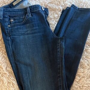 AG Adriano Goldschmied Dark Blue contour 360 Super skinny anckle